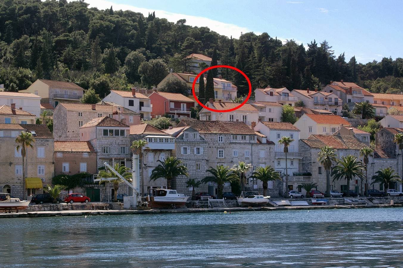 Foto 3 von 16: 1-Zimmer-Ferienwohnung mit Terrasse und Meerblick Korcula A-4349-a