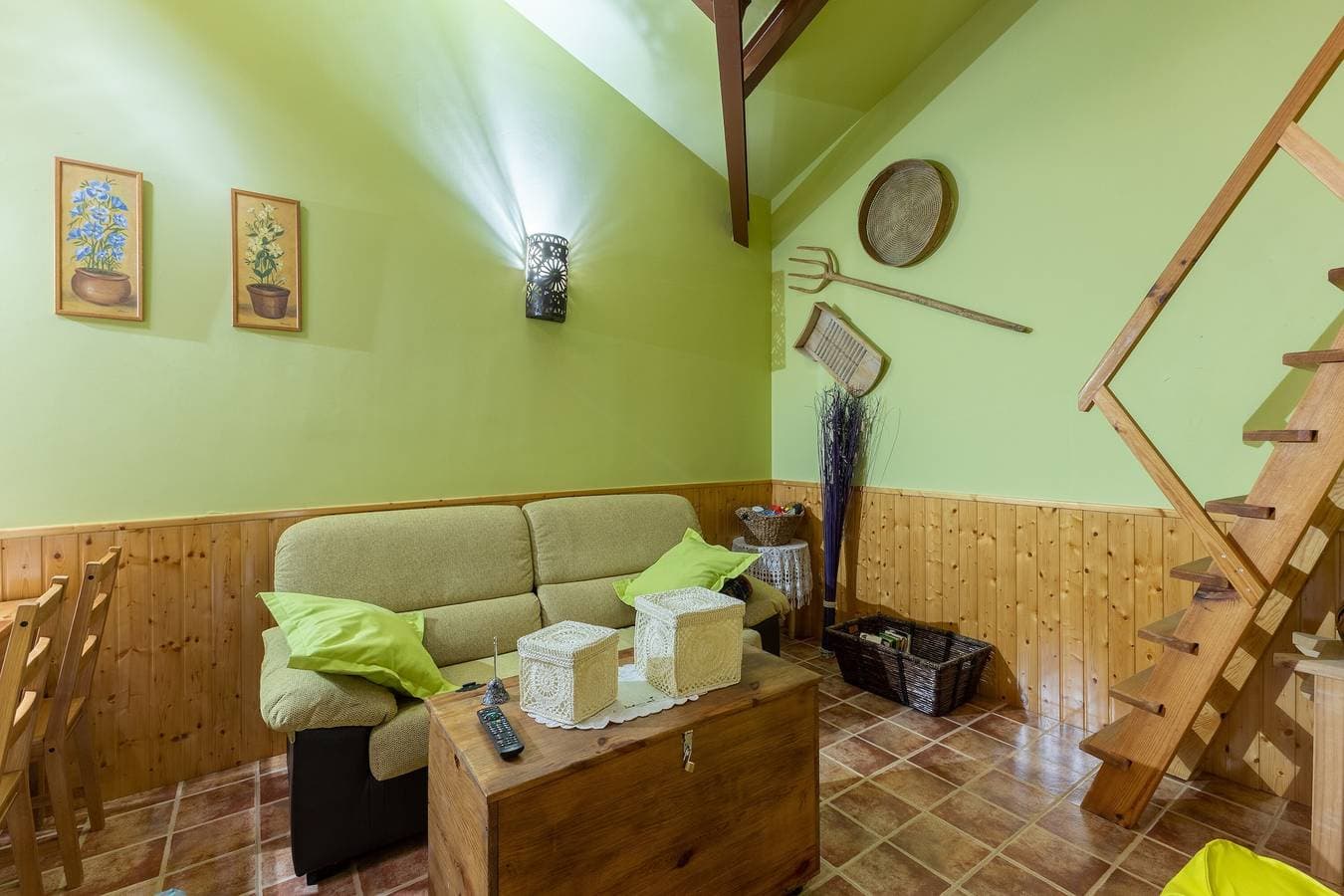 Foto 4 von 25: Casa Rural 'Siesta y Brisca' in Ávila mit Blick auf die Sierra, Terrasse und Balkon