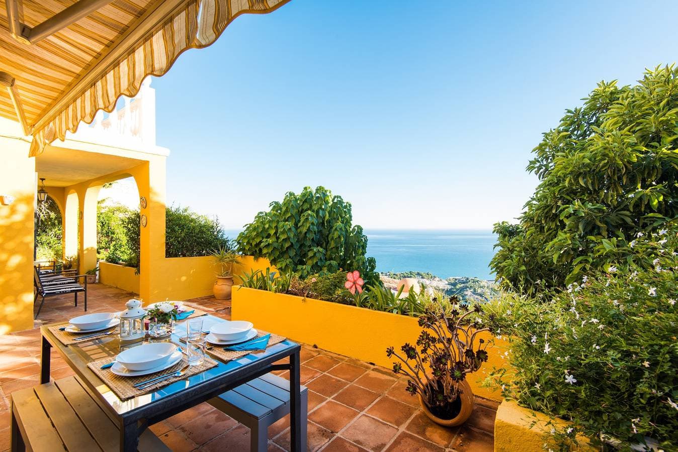 Foto 3 von 30: Schöne Villa La Tuna mit Meerblick, WLAN, Garten, Balkon