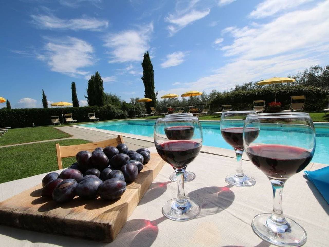 Wohnung in Castiglione Del Lago mit Garten, gemeinsamem Pool und Grill 1