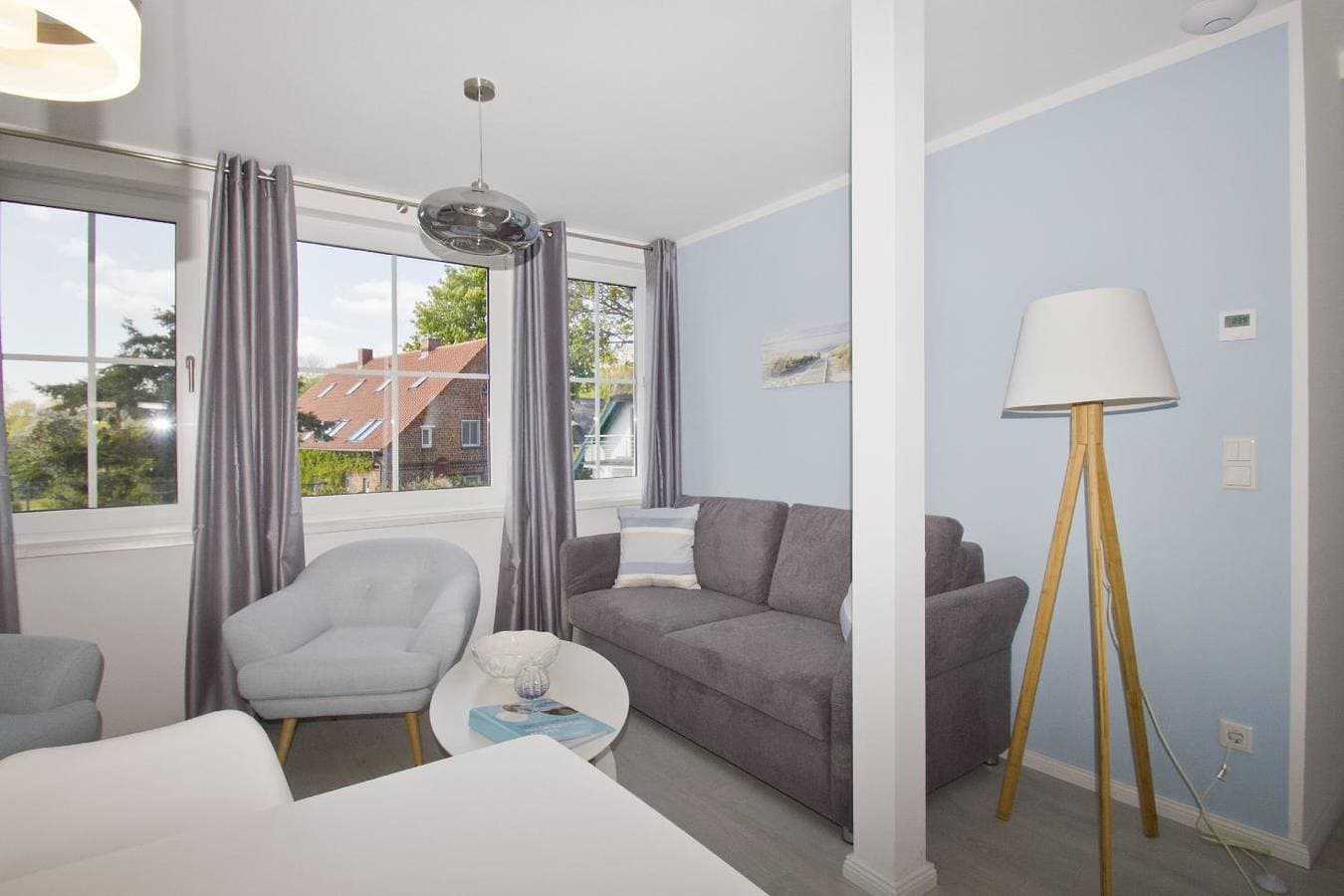 Foto 8 von 19: Ferienwohnung mit Meerblick, Balkon und Garten - Haus Inselblick FeWo MEERluft
