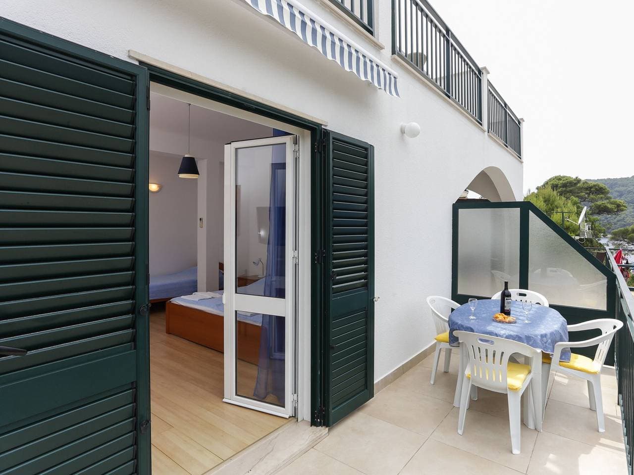 Foto 9 von 16: Apartments Posta - Studio with Balcony and Sea View - Apartman 2