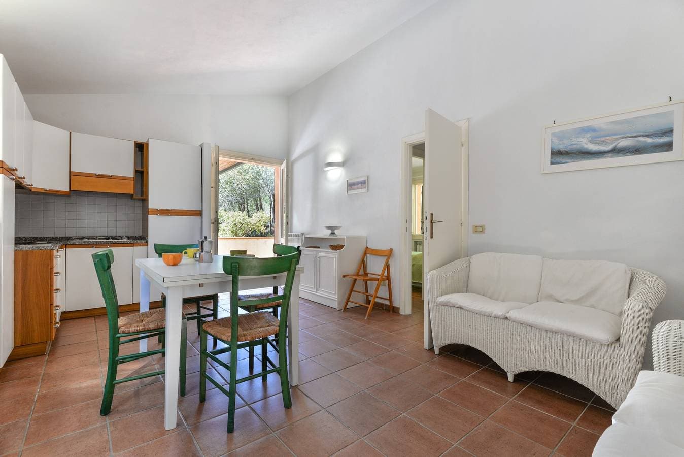 Foto 4 von 20: Ferienwohnung 'La Spiga' mit Terrasse, Gemeinschaftsgarten und WLAN