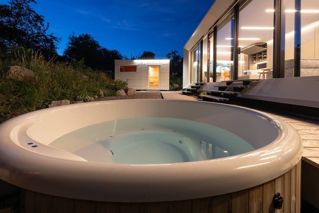 Foto 3 von 31: Kloster Suite, Aussensauna, Hottube - Ühlingen/Birkendorf