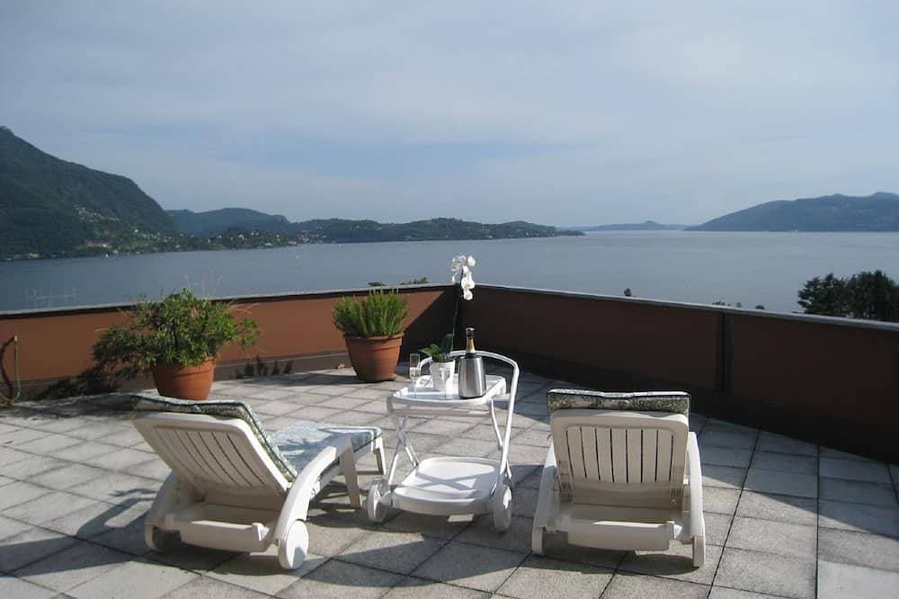 Studio mit atemberaubendem Ausblick auf den Lago Maggiore, inkl. 1 Pp ged. 1