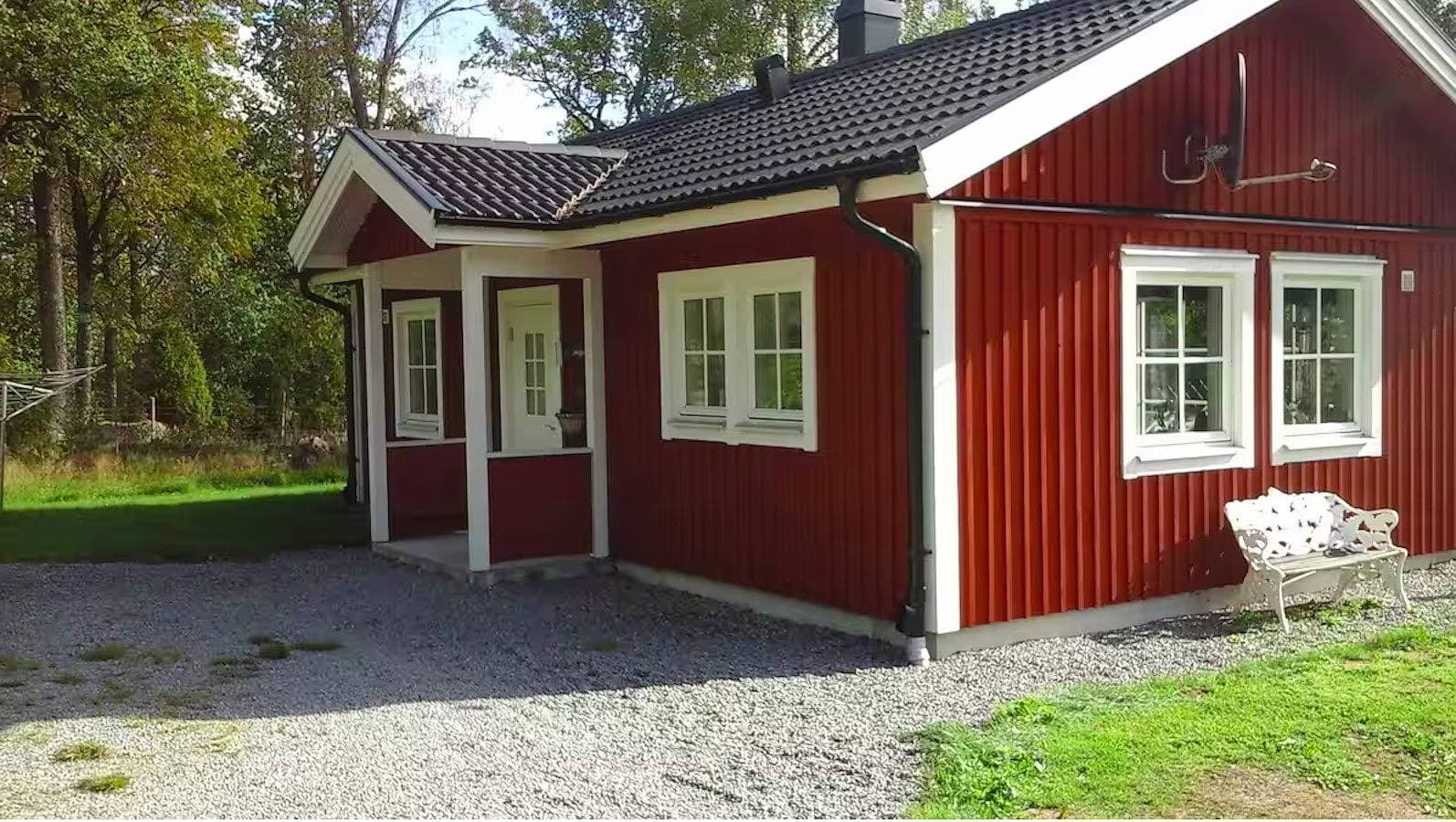 Modernes Ferienhaus auf einem Landhof bei Isaberg 1