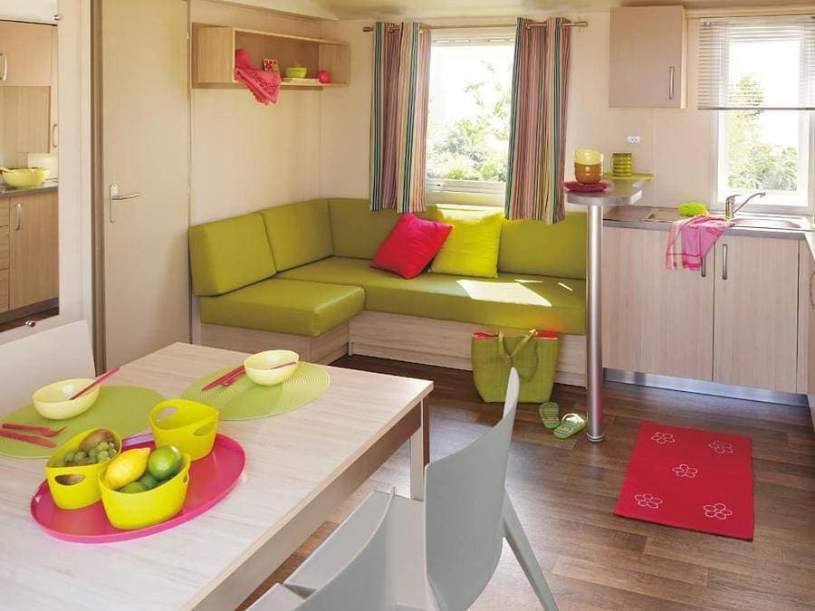 Foto 4 von 41: Camping Le Marqueval - Mobilheim 6 personen - Super Cordelia 32m² - 3 Schlafzimmer