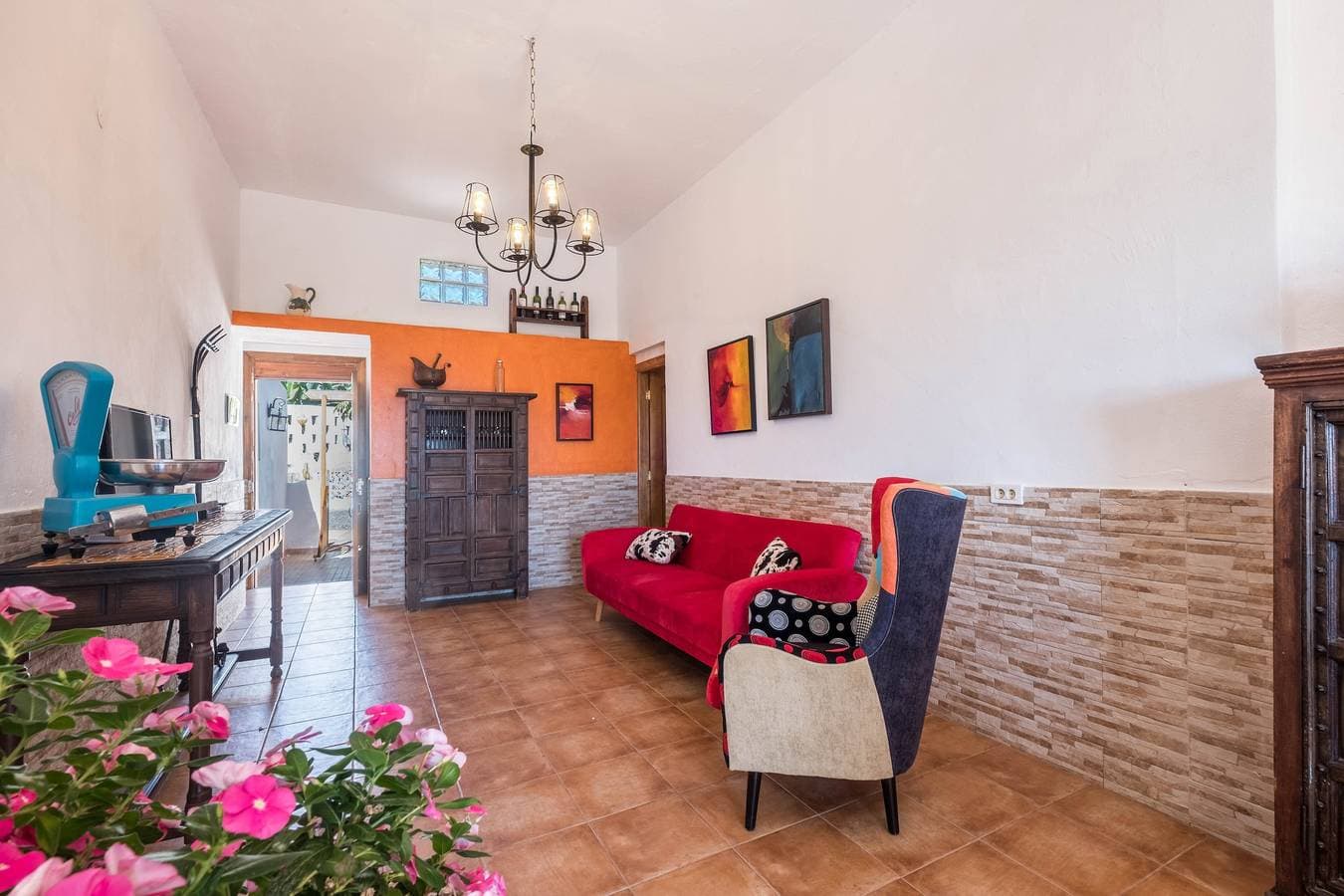 Foto 5 von 20: Rustikales Ferienhaus "Casa Cardón" in Alcalá mit Terrasse mit Meerblick und Garten
