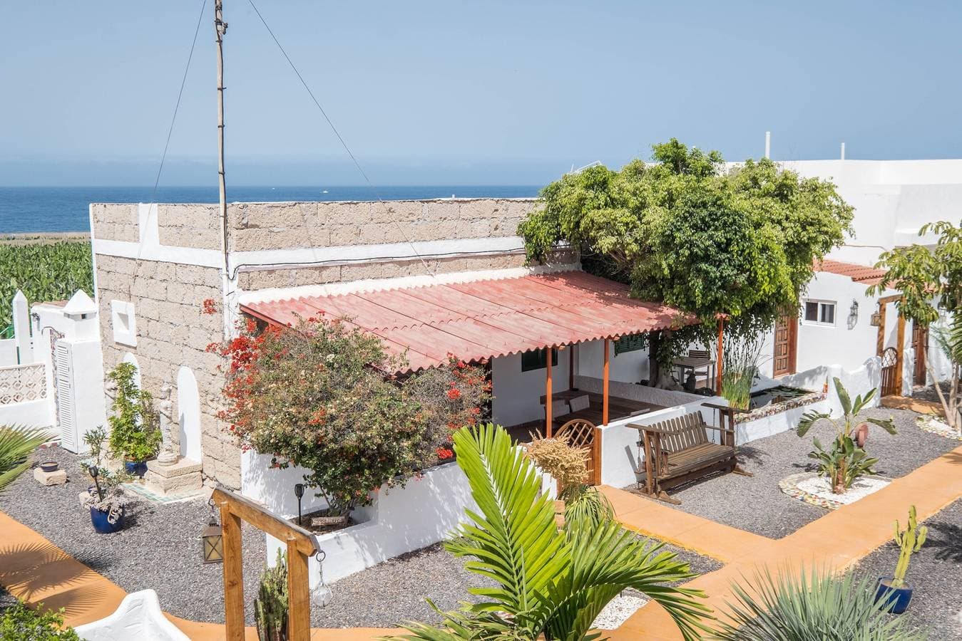 Foto 12 von 20: Traditionelles Ferienhaus „Casa Verode“ in Alcalá mit 2 Terrassen & Meerblick