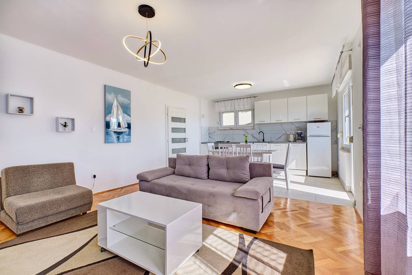 Foto 6 von 29: 3-Zimmer-Ferienwohnung mit Balkon und Meerblick Martinscica (Cres) A-23222-a