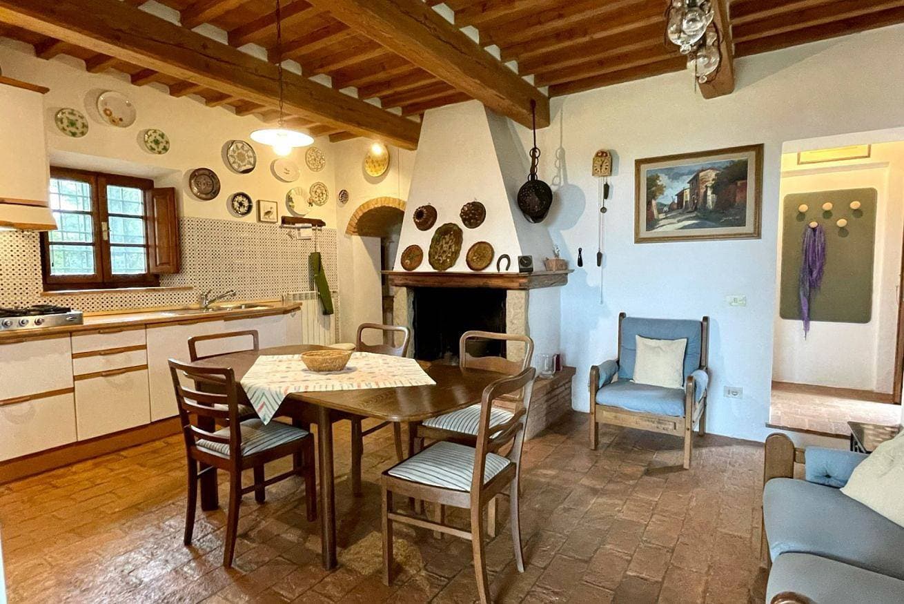 Foto 11 von 46: Podere Morena privater Terrasse mit Meerblick Wohnung Gregor