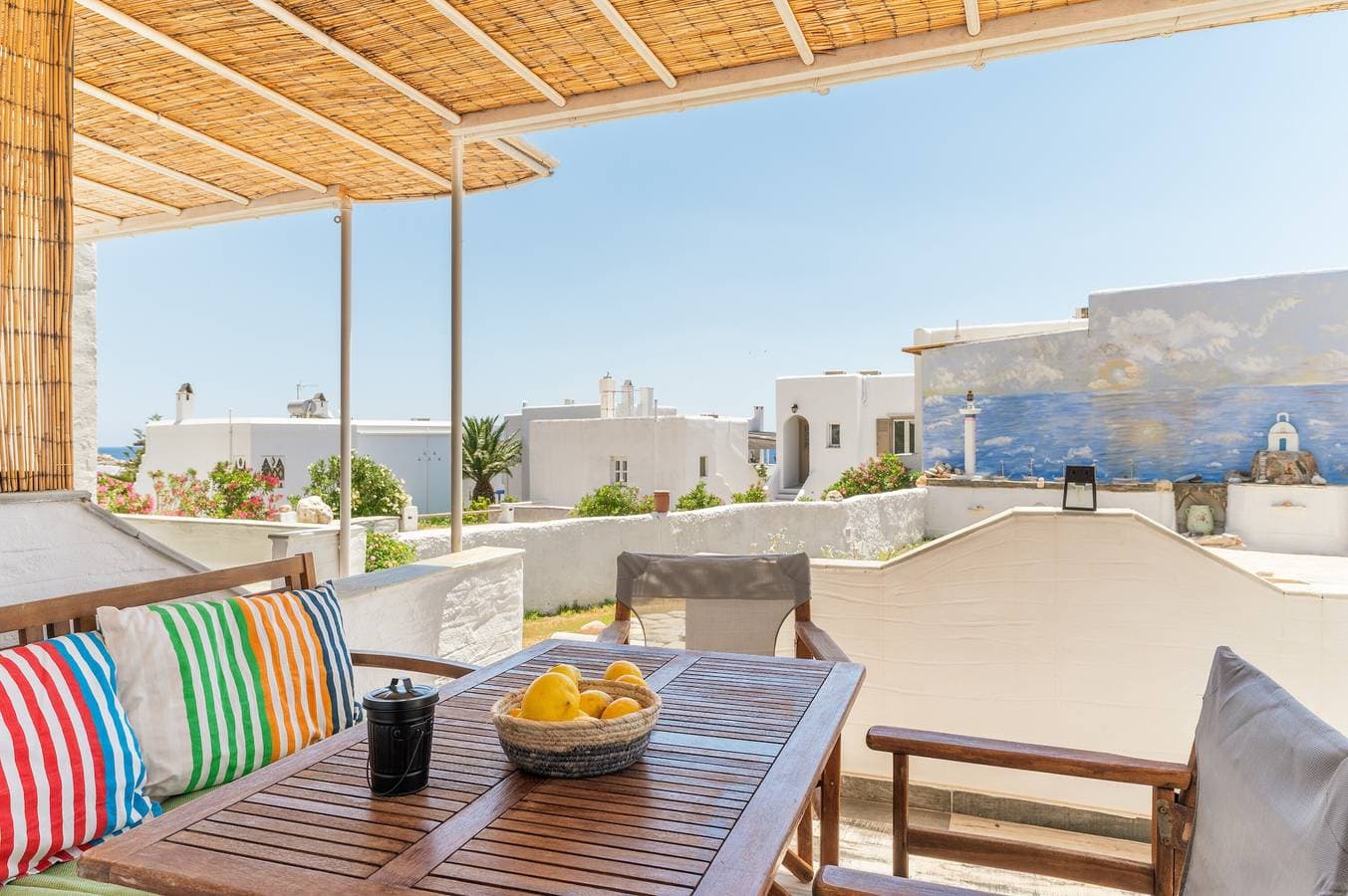 Foto 13 von 22: Ferienhaus 'Porto Galini Tinos Triantaros 104' mit Privatterrasse, WLAN und Klimaanlage
