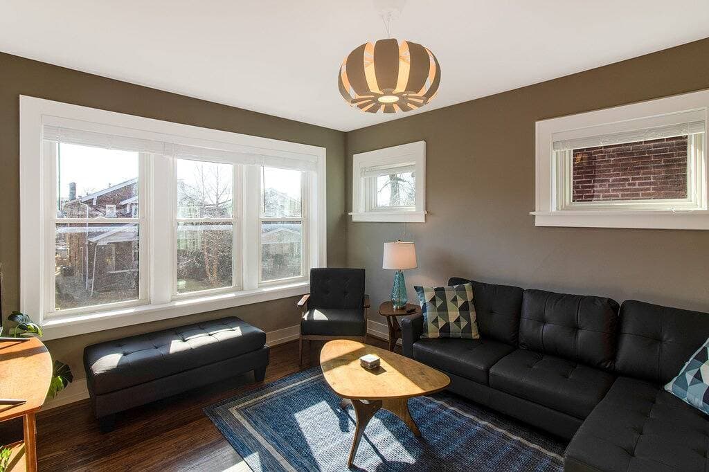 Chic Minimalist Gem w/ Fenced Backyard + W/D 1