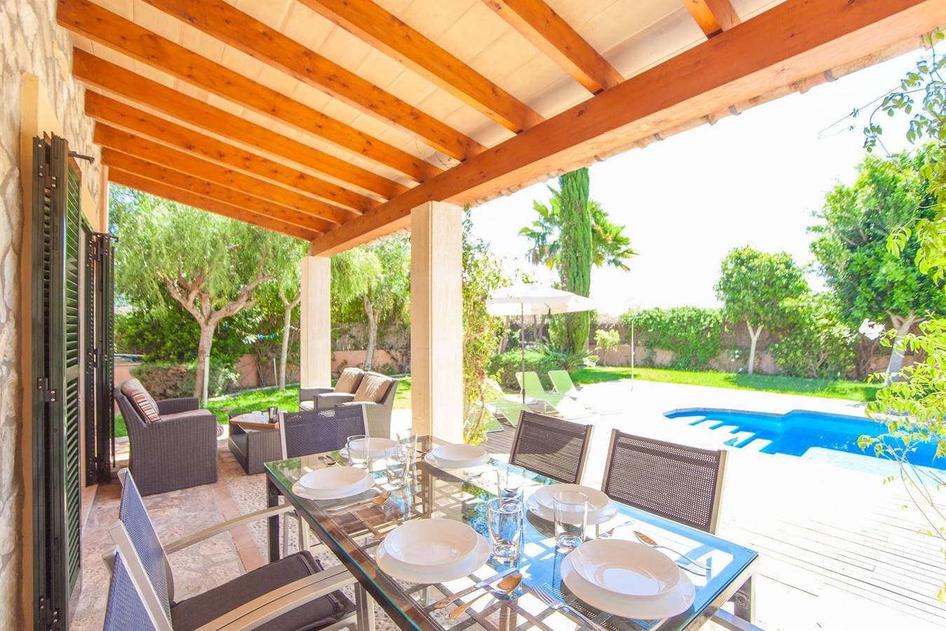 Foto 8 von 32: Correfoc - Ferienhaus mit privaten Pool in Crestatx (Sa Pobla). WiFi gratis