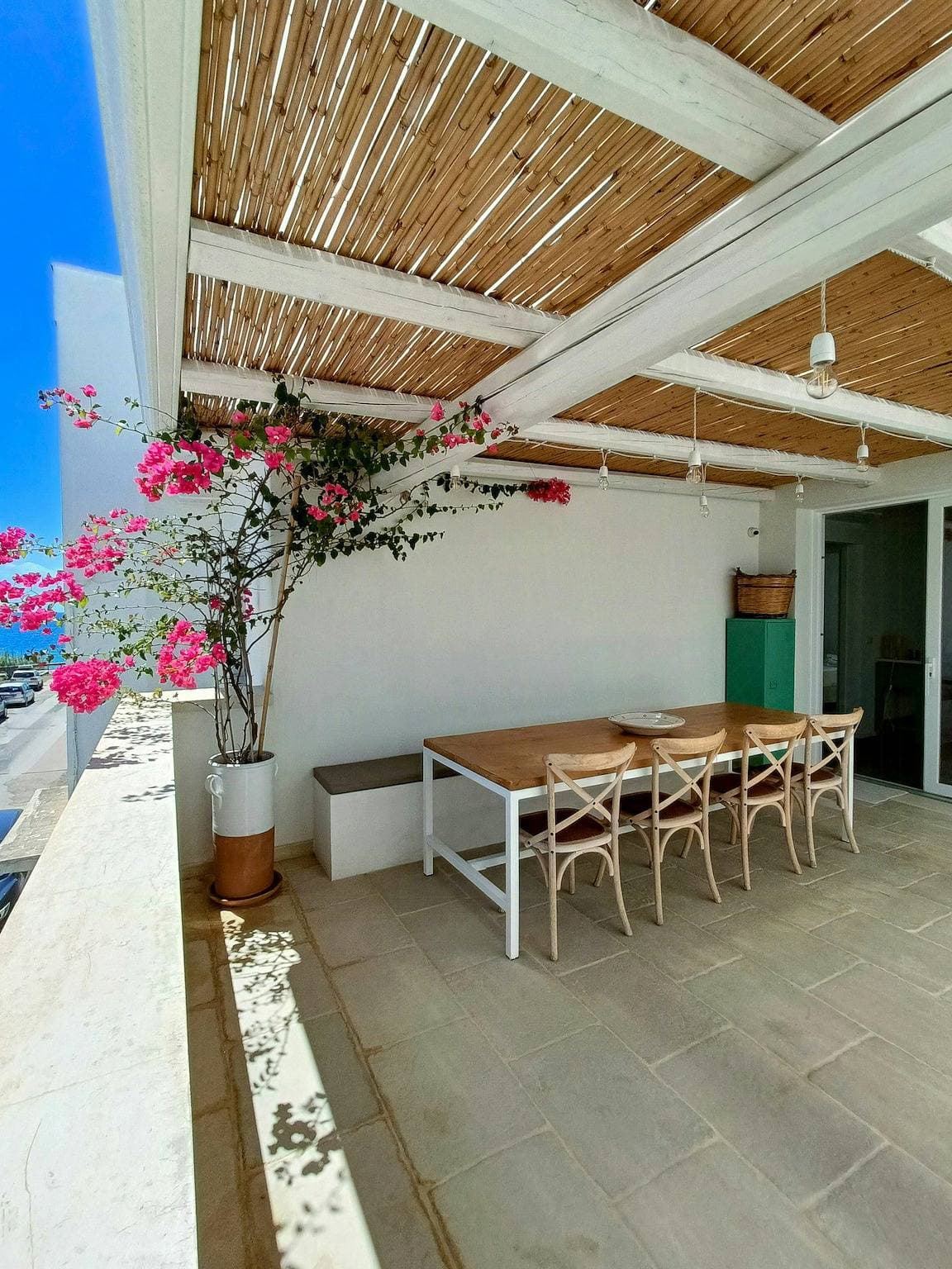 Terrasse mit Meerblick in Torre San Giovanni 1