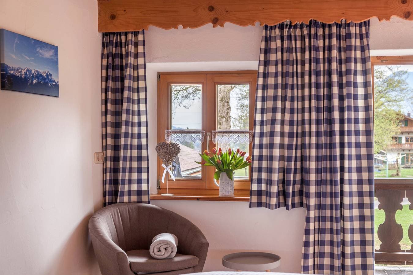 Foto 6 von 25: Ferienwohnung 'Haus Niklos - Wank' mit Bergblick, Garten und WLAN