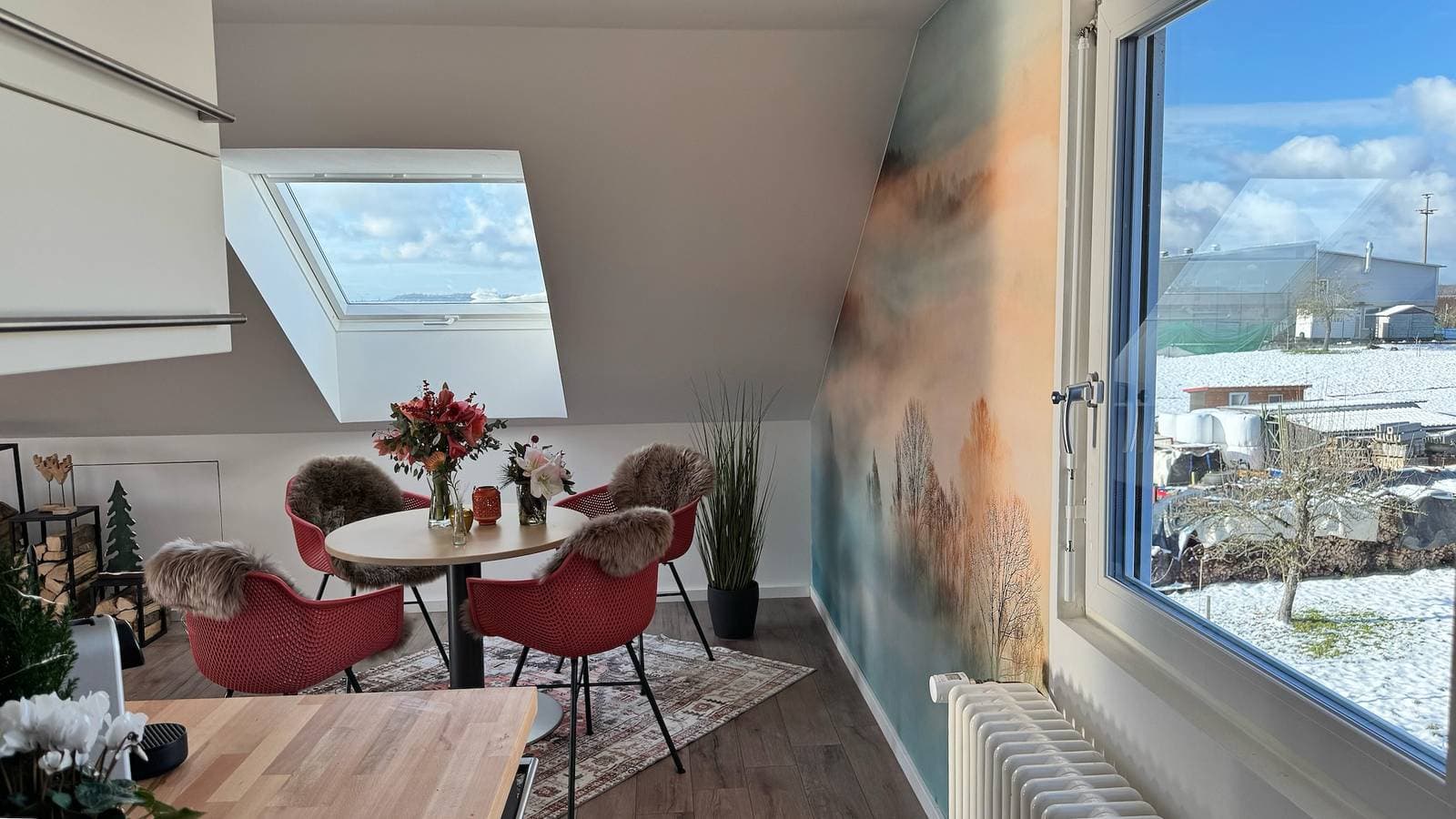 Foto 9 von 31: Einzimmerapartment 'Dinkelberg' mit Bergblick, Balkon und Wi-Fi