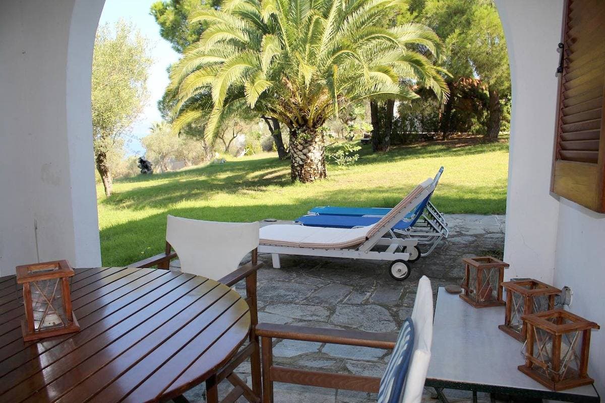Foto 6 von 41: Apartment mit Terrasse direkt am Meer, Wifi | Ormos Panaghias, Chalkidiki
