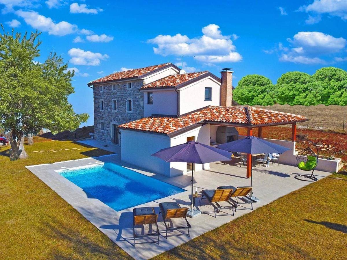 Ferienhaus mit Privatpool für 6 Personen ca 105 qm in Marušici, Istrien Binnenland von Istrien 1