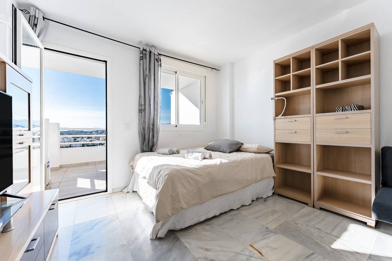 Foto 4 von 28: Einzimmerapartment 'Vista Bonita' mit Meerblick, Wi-Fi und Klimaanlage
