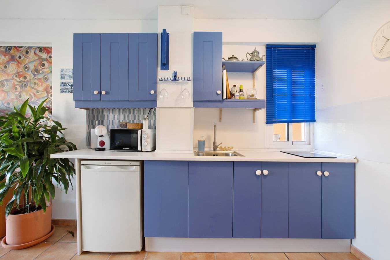 Foto 7 von 26: Ferienwohnung "Blue Fish" mit Gemeinschaftspool, privater Terrasse und WLAN