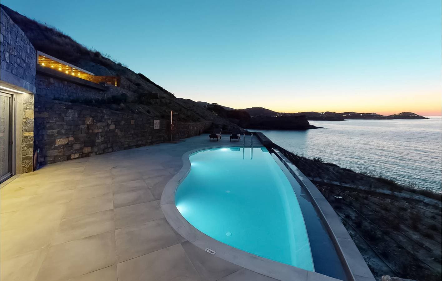 Foto 2 von 19: Luxuswohnung mit Pool und Terrasse, 300 m vom Strand Lygaria entfernt