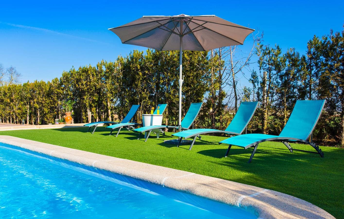 Foto 13 von 46: Gemütliche Wohnung mit Pool, Terrasse & AC - Montuïri