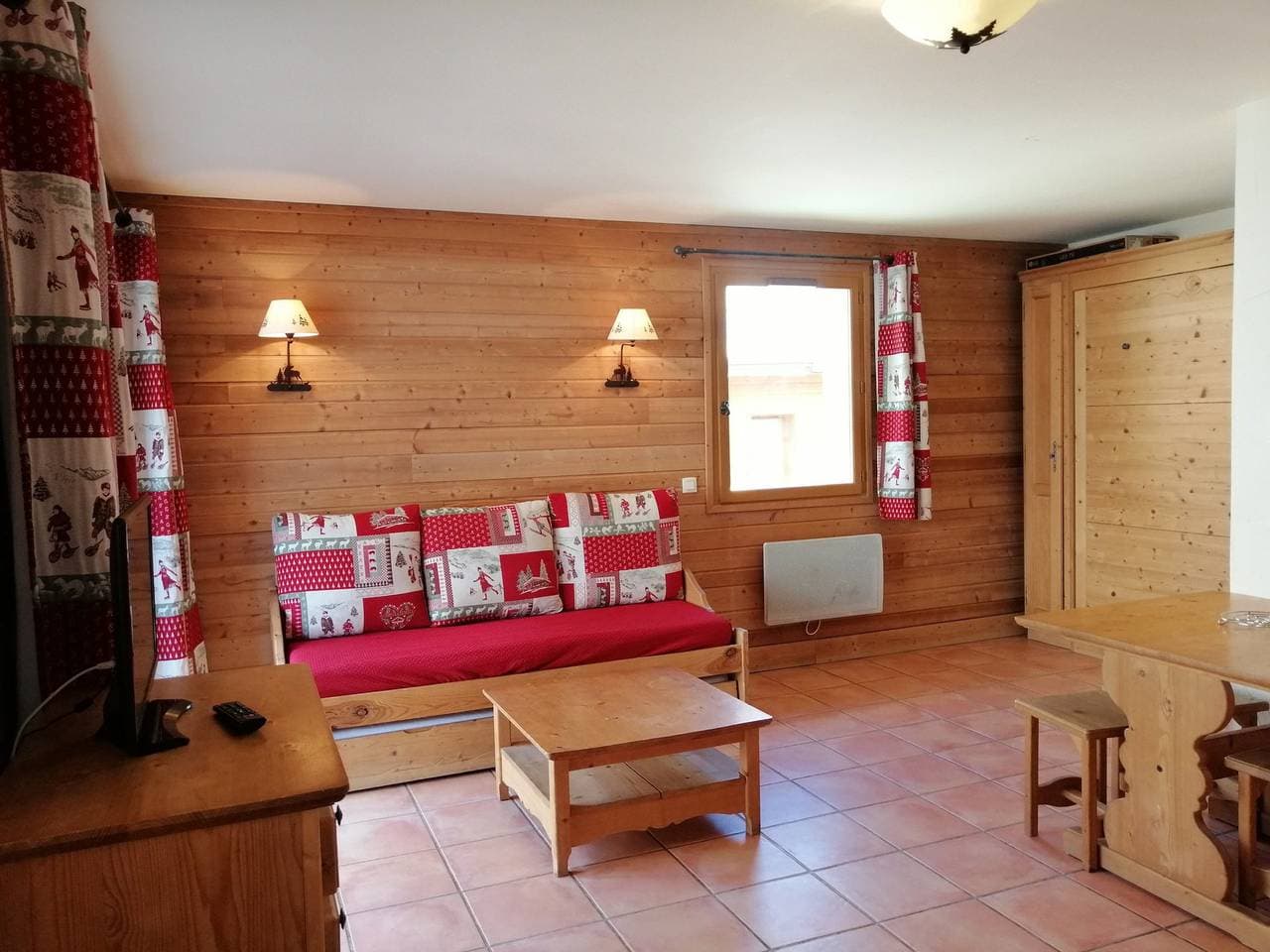 Foto 5 von 10: Großes Bergstudio für 4 Personen mit Balkon in Pra Loup