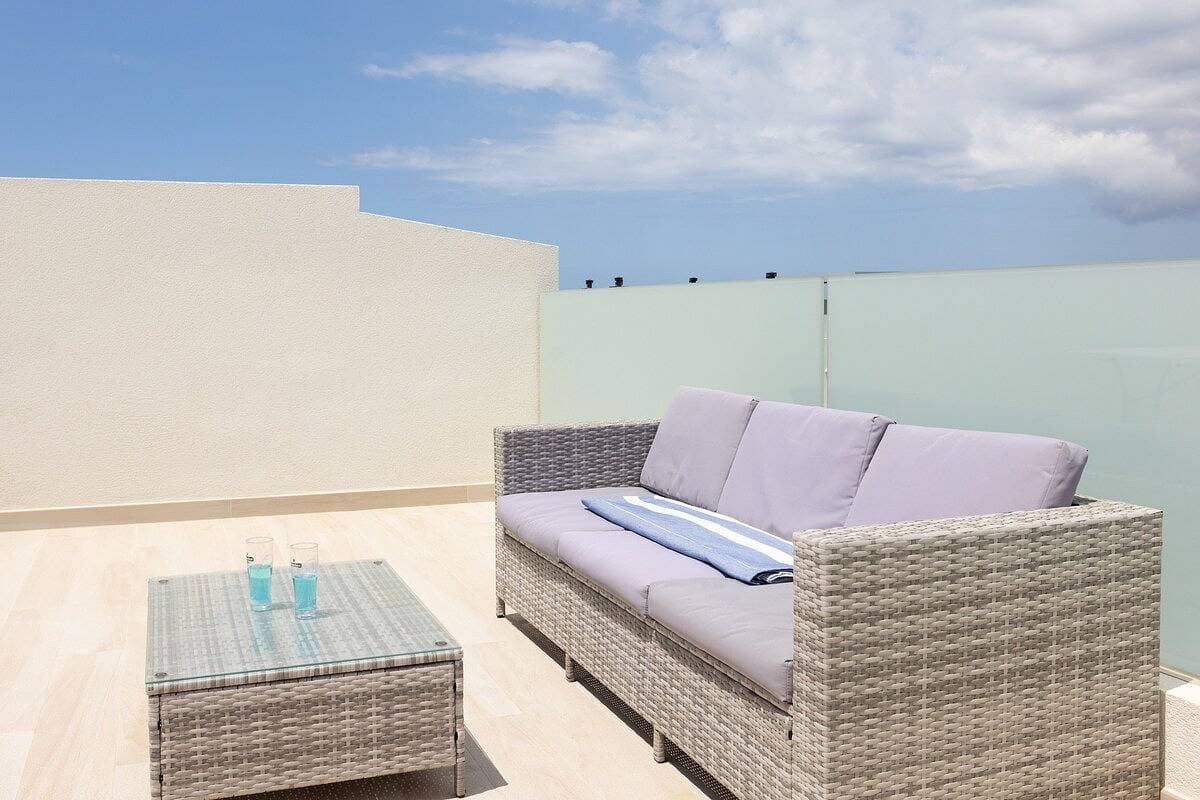 Foto 4 von 39: Ferienwohnung für 3 Personen mit Pool