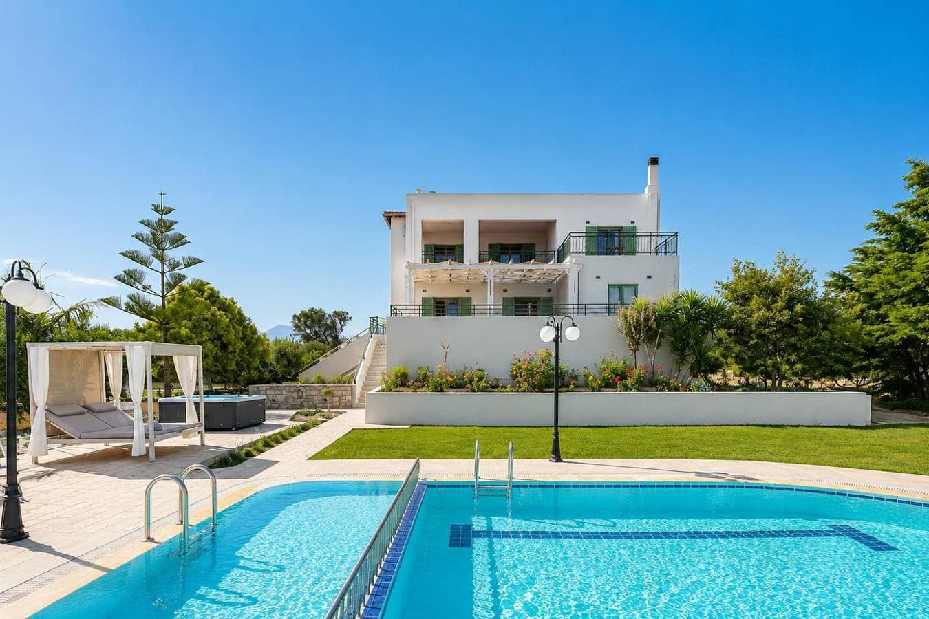 Foto 4 von 28: Villa für 9 Personen mit Balkon