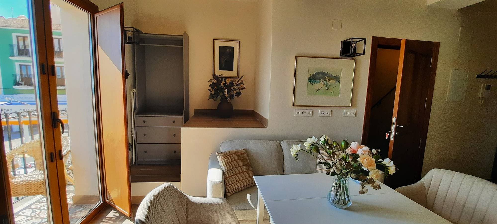 Foto 10 von 19: Ferienwohnung für 2 Personen mit Balkon
