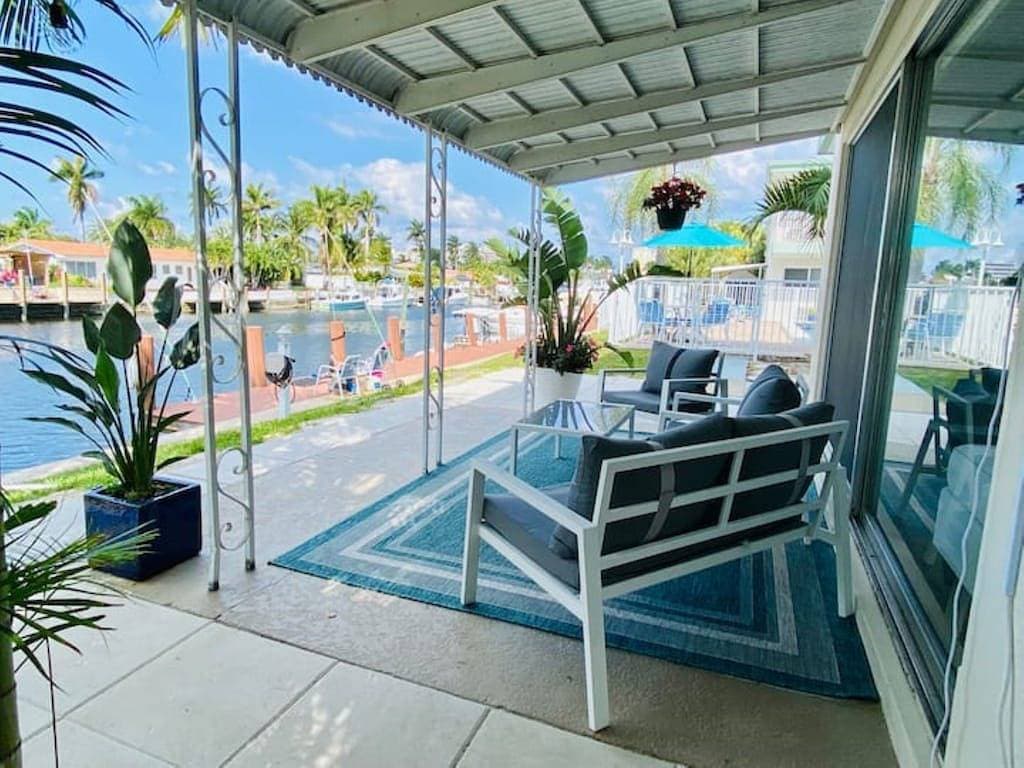 Gorgeous Florida Waterfront Condo 1st Floor, with Large Heated Pool & Patio 1