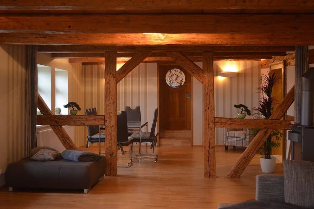 Foto 7 von 25: 125m² Ferienwohnung unterhalb des Schlosses, mit Blick über das Harzvorland