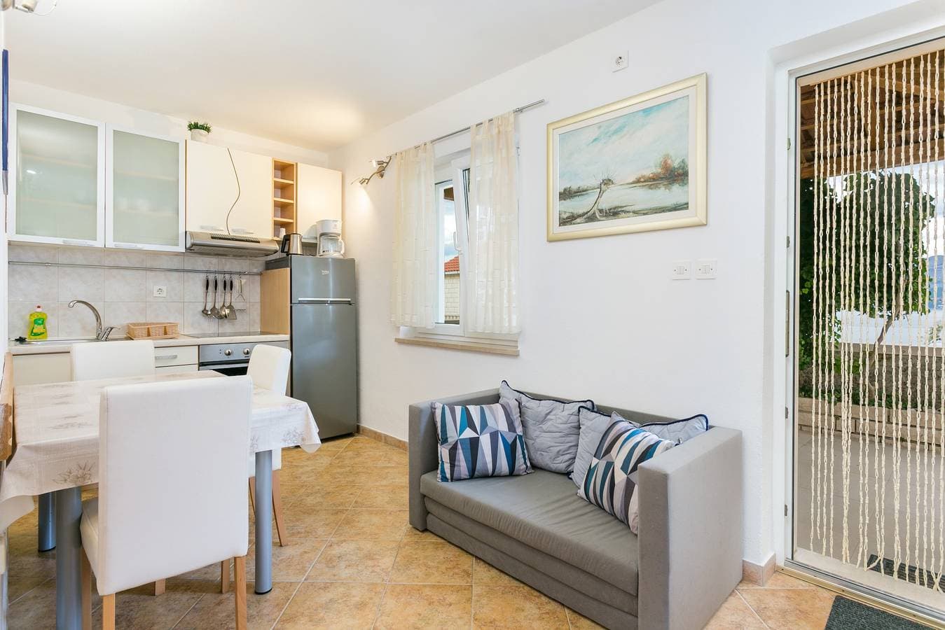 Foto 8 von 26: 2-Zimmer-Ferienwohnung mit Terrasse und Meerblick Postira (Brac) -b