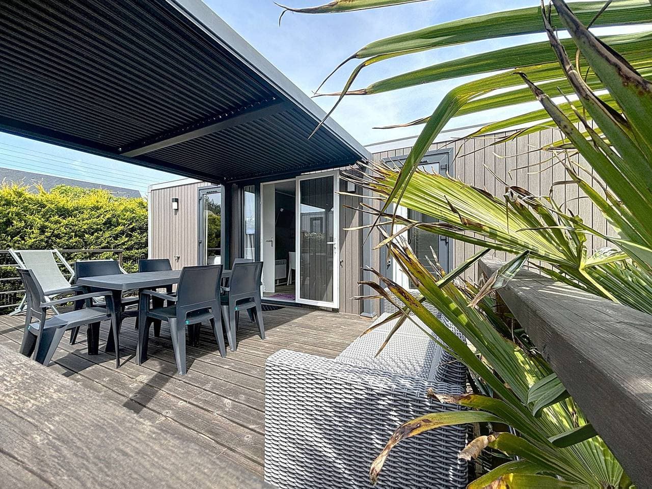 Mobilheim Komfort: 2 Zim, Pool, Strand 200m, Parkplatz, WLAN 1