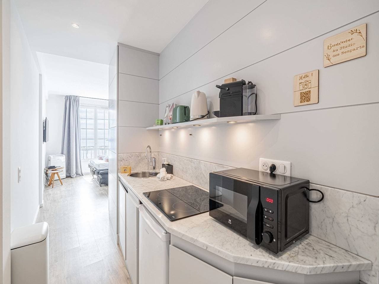 Foto 5 von 10: Charmantes Appt - 1Bd/4P - Meerblick - Antibes Zentrum