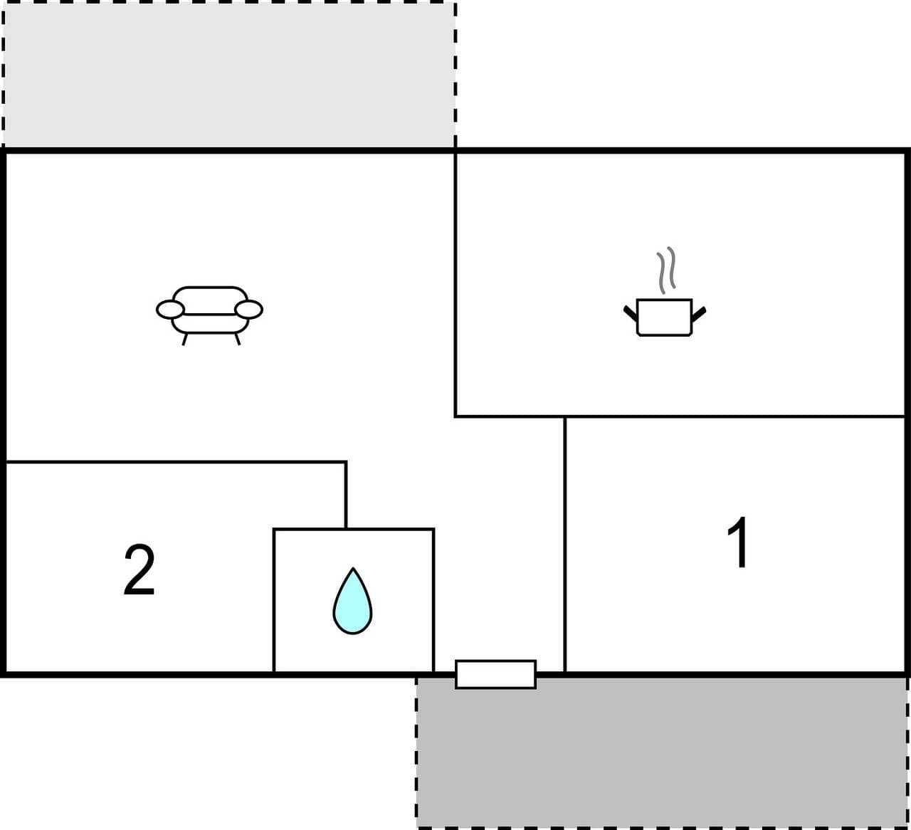 Foto 13 von 13: Ferienhaus für 5 Personen mit Garten