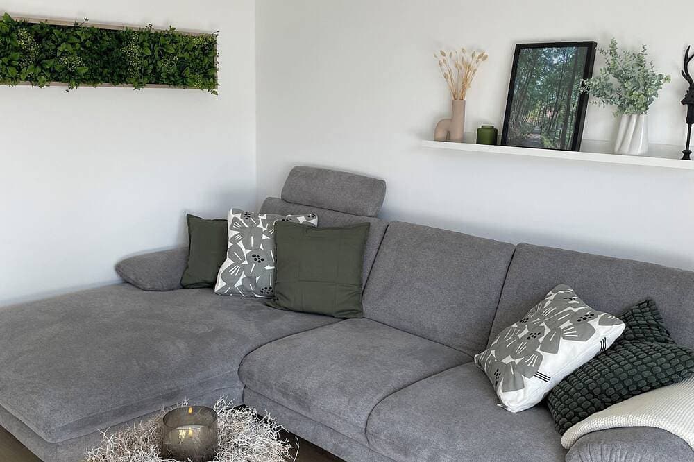Foto 9 von 22: Moderne gemütliche Ferienwohnung mit 2 Schlafzimmern und Balkon. Hund willkommen