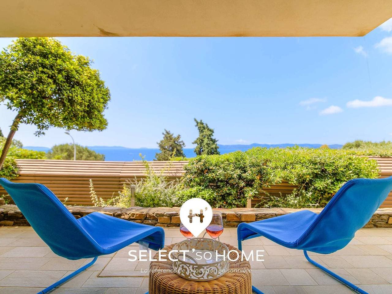 T2 Wohnung in Lavandou mit privatem Pool und großer Terrasse 1