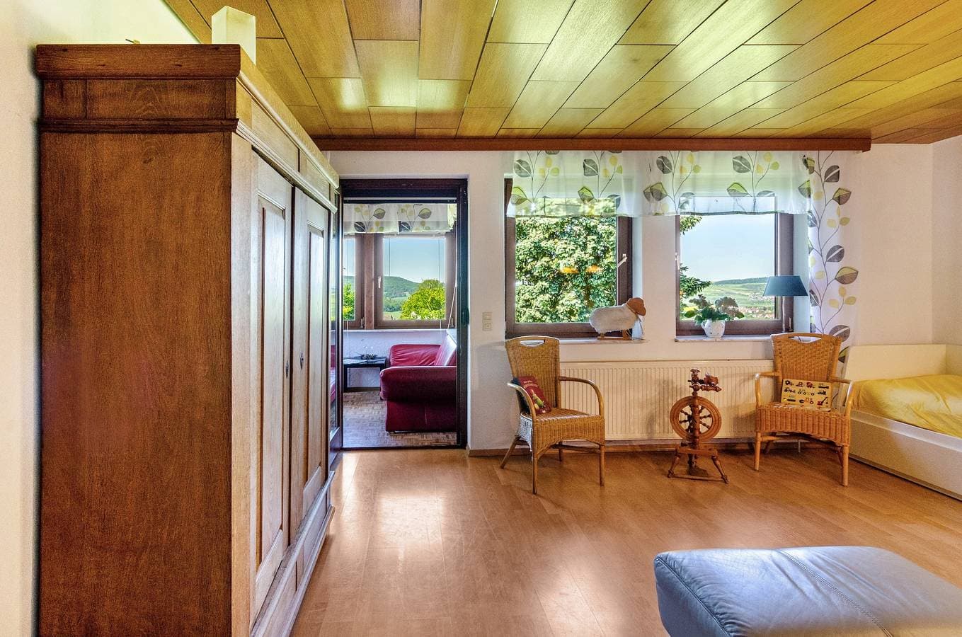 Foto 7 von 35: Ferienwohnung 'Landleben' mit Bergblick und Gemeinschaftsgarten