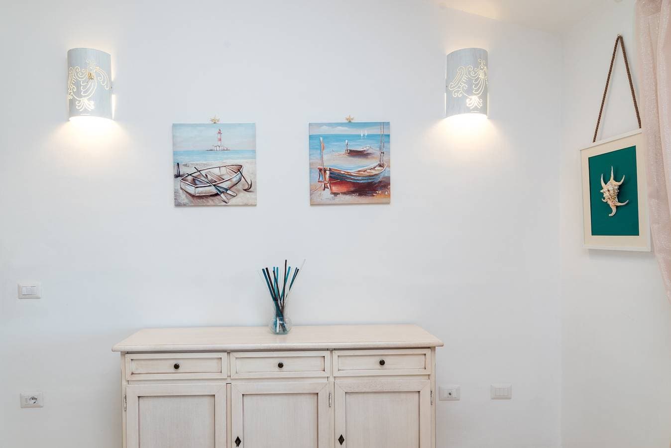 Foto 10 von 27: Ferienwohnung "La Pavoncella" mit Meerblick, privater Terrasse und Klimaanlage
