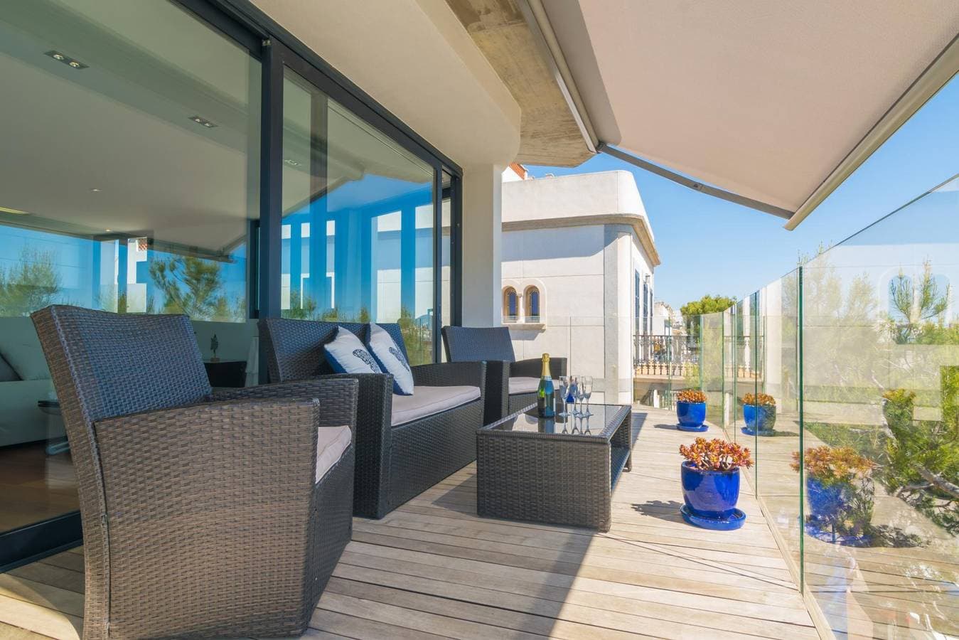 Foto 7 von 33: Llevant  - Apartment mit Meerblick in Portocolom. WiFi gratis