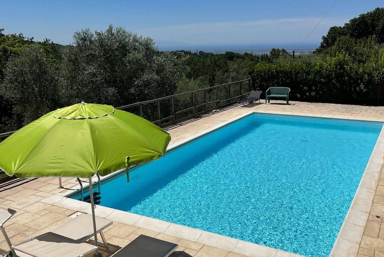 Foto 11 von 36: Casa Sophia, Pool mit Meerblick - Privater Garten, Grill und Parkplatz