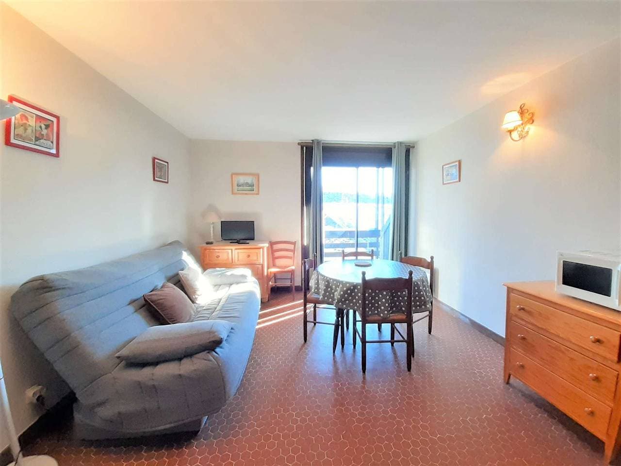 Foto 2 von 12: Gemütliches Studio für 4, Balkon, ausgestattete Küchenzeile, Pla D'Adet