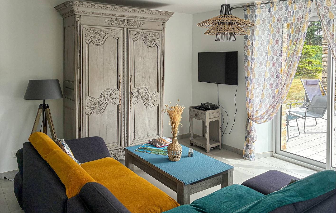 Foto 4 von 18: Gemütliche 2-Zimmer-Wohnung in der Nähe der Küste und des Stadtzentrums mit Garten und WLAN