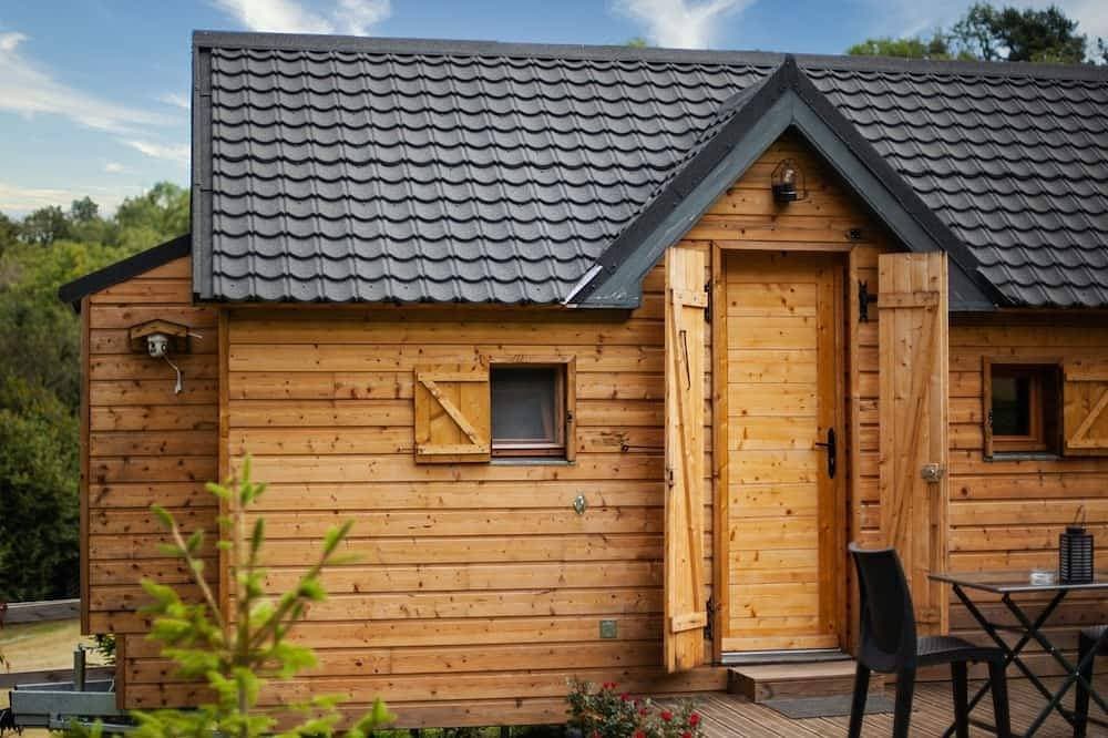 Foto 4 von 23: Kabine-Hütte-Ensuite mit Dusche-Bergblick