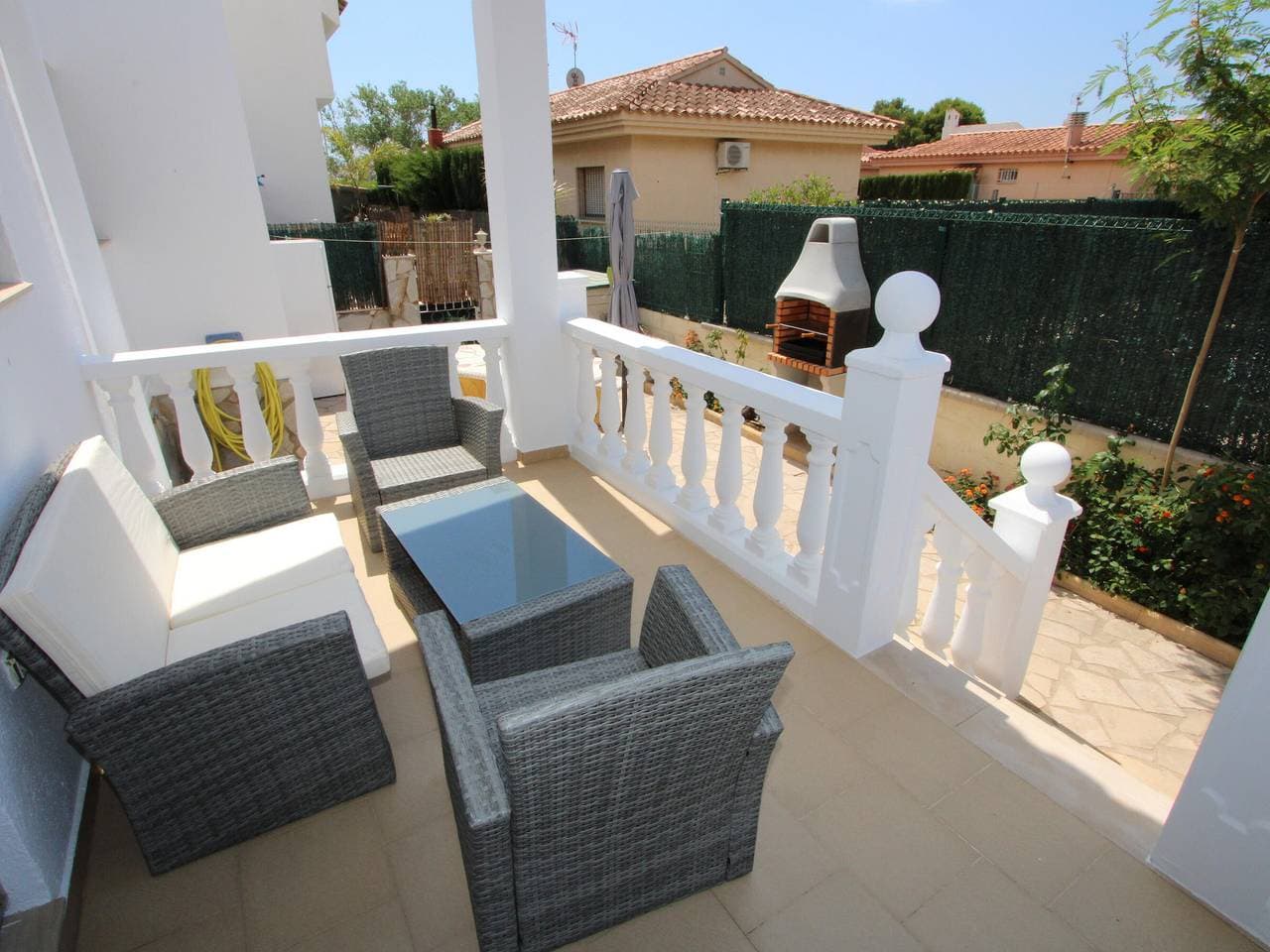 Foto 3 von 23: Ferienhaus mit privatem Pool, strandnah, gratis WLAN, optional Klimaanlage, Haustiere erlaubt, Hundestrand