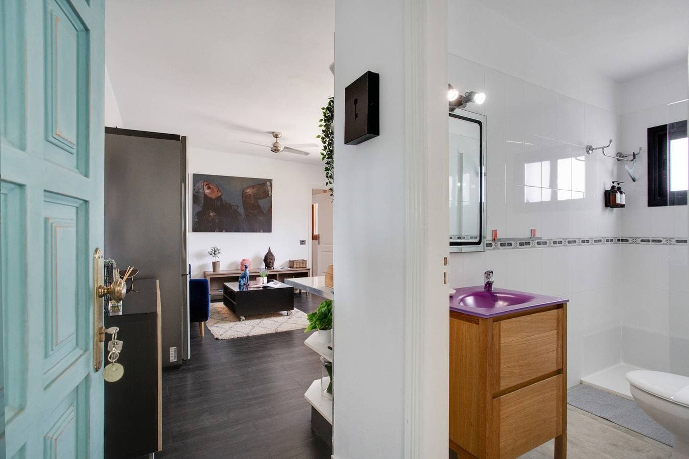 Foto 13 von 27: Ferienwohnung 'Apartamento Acogedor En La Laguna' mit Gemeinschaftsterrasse, Wi-Fi und Klimaanlage