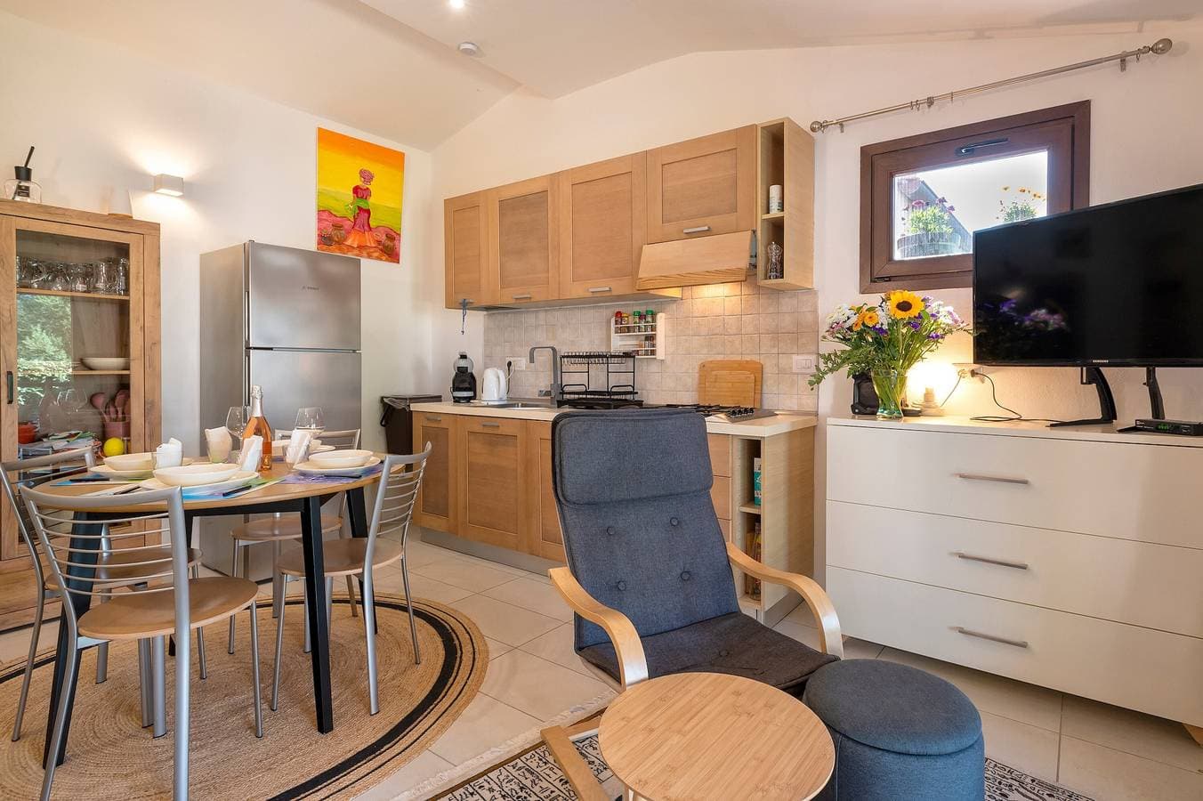 Foto 6 von 26: Ferienhaus 'Manessy' mit Meerblick, Gemeinschaftspool und Klimaanlage