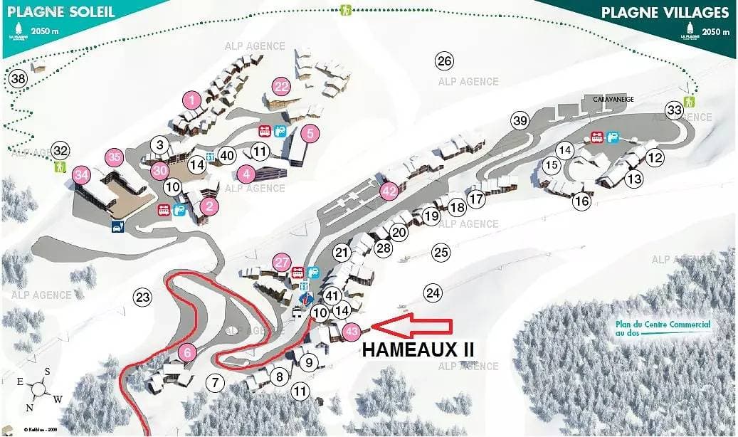 Foto 12 von 12: Studio 3 pers - The Hameaus 2 - 001H2 -Plain Villages